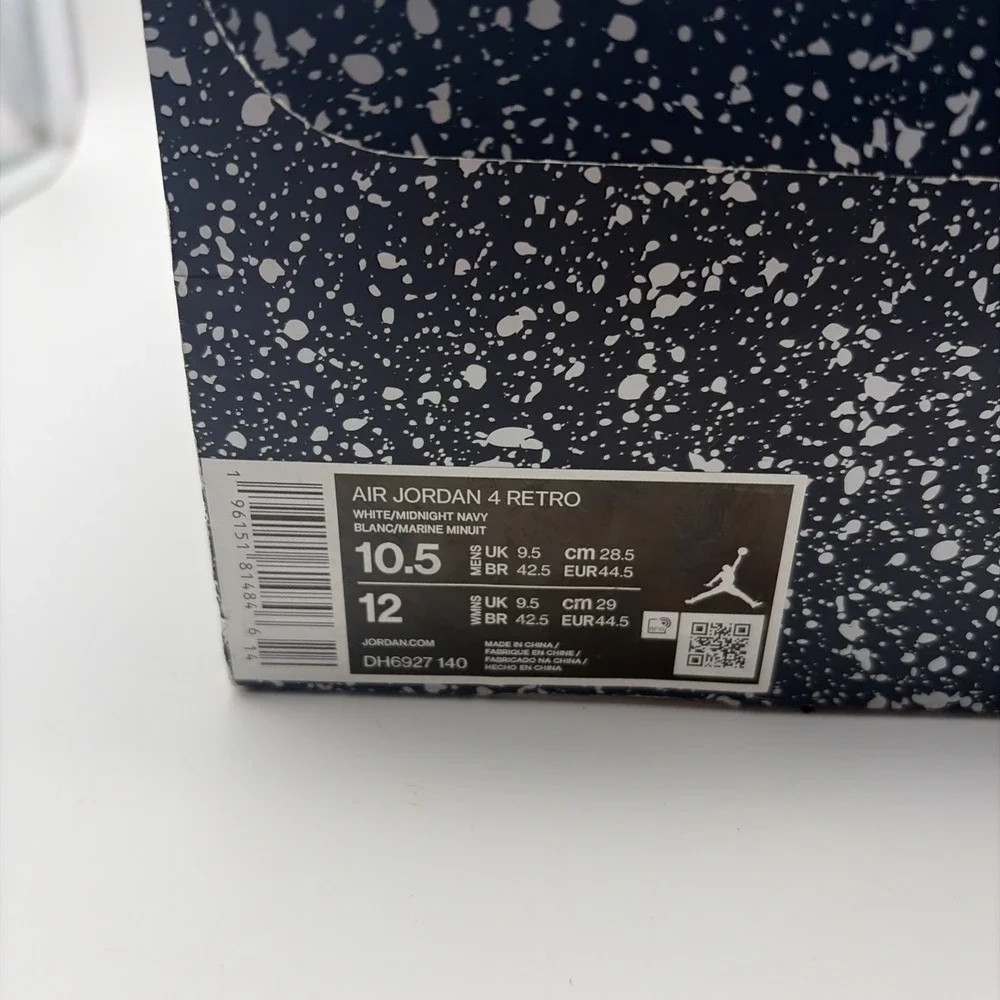 Size 10.5 - Jordan 4 Retro Mid Midnight Navy (DH6927-140)